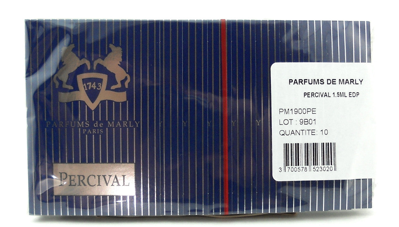 Percival by Parfums De Marly for Unisex 1.5 ml. EDP Vial Spray Pack of 10 pcs. Sealed.