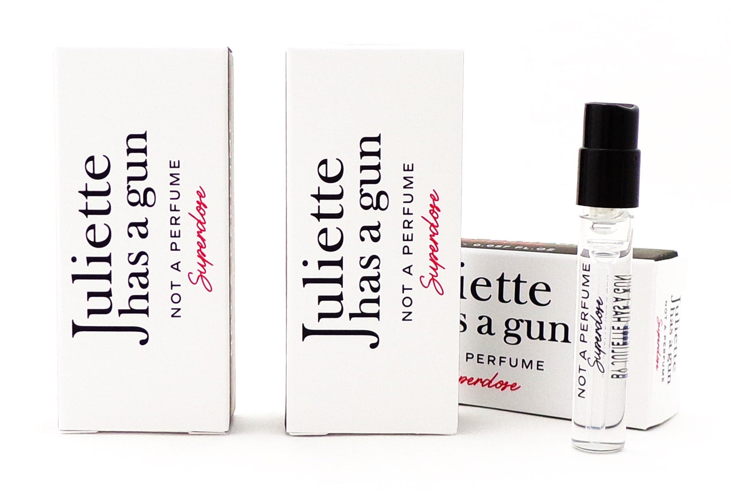 NOT A PERFUME SUPERDOSE by Juliette Has a Gun 0.057 oz. Eau de Parfum Sample Spray for Women LOT of 3 VIALS New