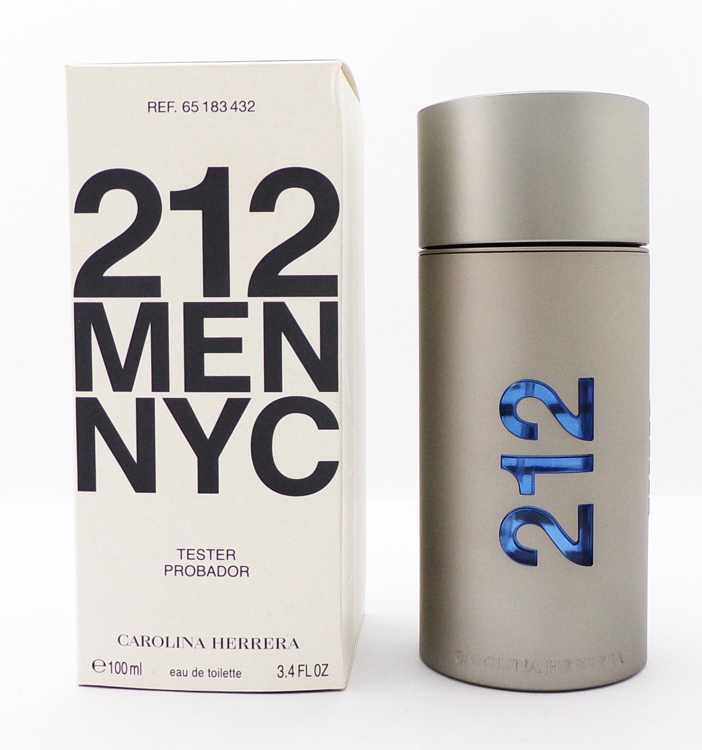 212 Men NYC by Carolina Herrera 3.4 oz Eau de Toilette Spray for Men. New Tester w/Cap