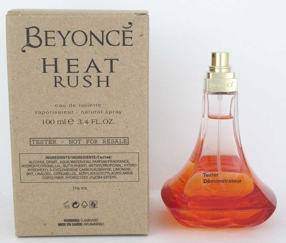 Beyonce Heat Rush for Women Eau De Toilette Spray 3.4 oz *Tester
