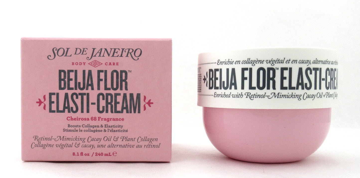 Sol De Janeiro Beija Flor Elasti Cream 8.0 oz./ 240 ml. New Damaged Box