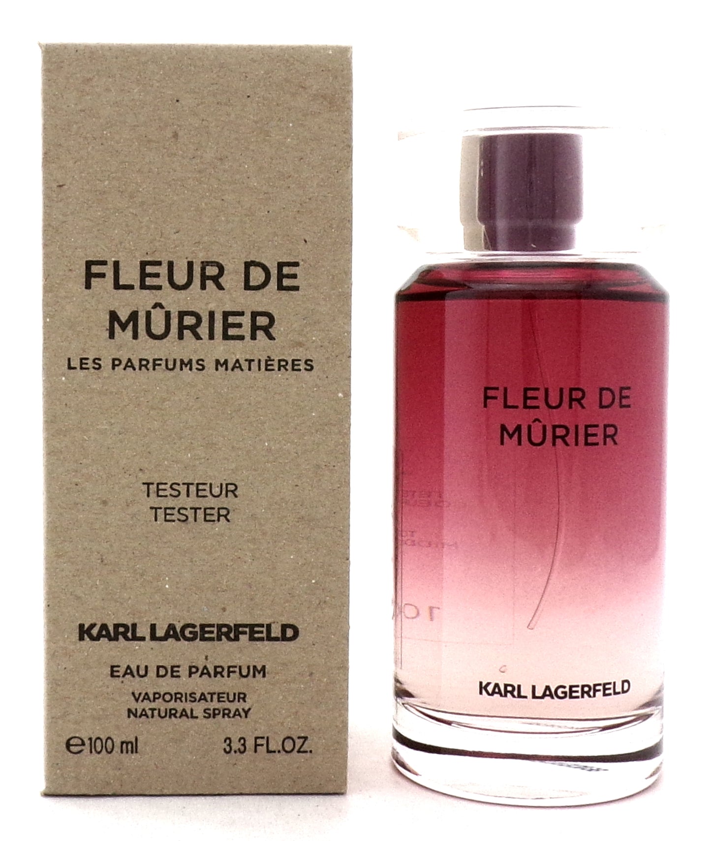 Fleur De Murier Perfume by Karl Lagerfeld 3.3 oz Eau de Parfum Spray for Women. New Tester w/Cap