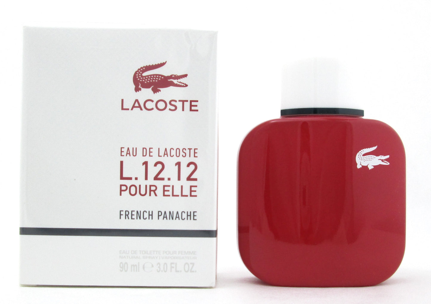 Lacoste French Panache L.12.12 Pour Elle 3.0 oz. EDT Spray for Women Damaged Box