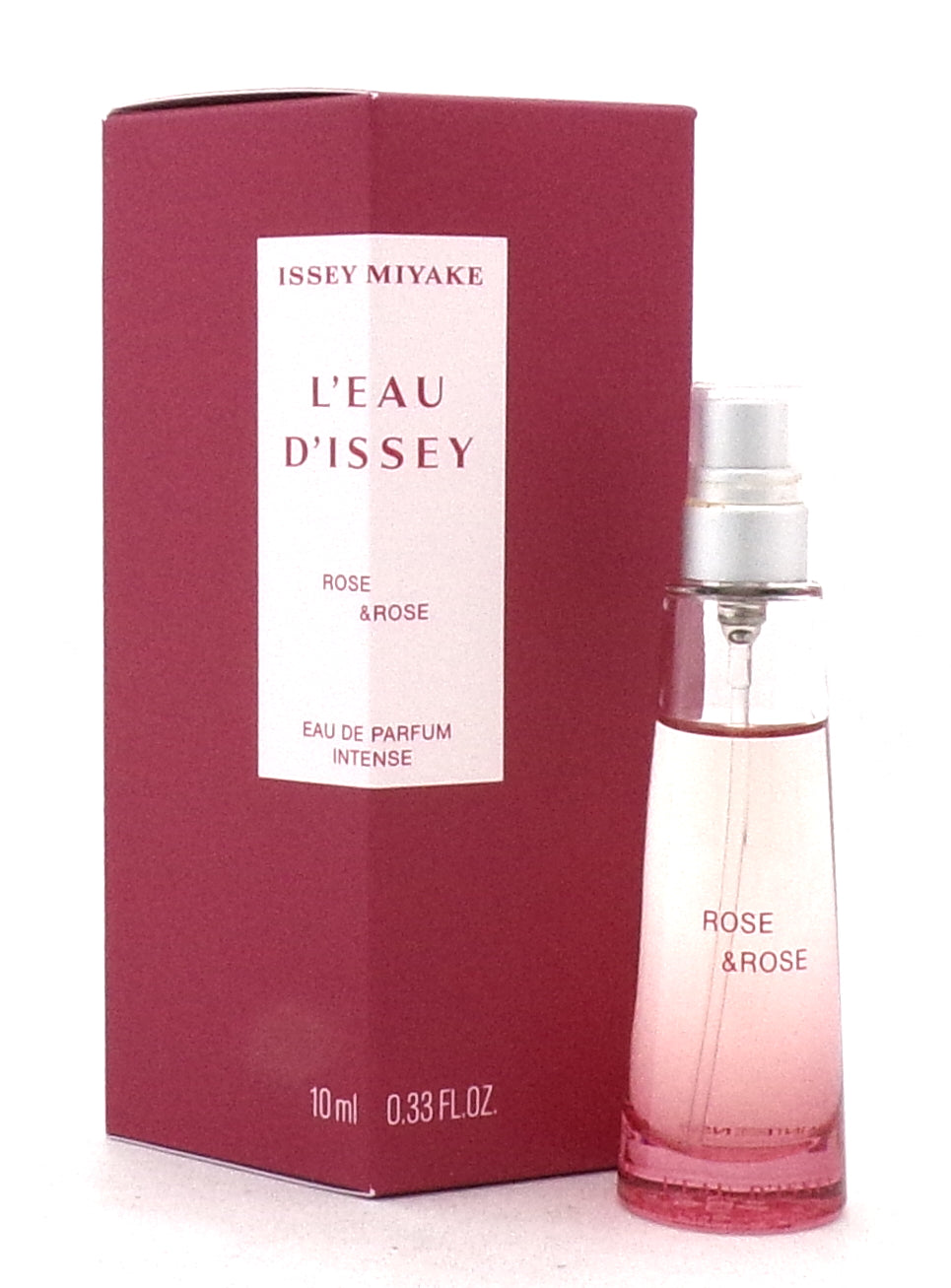 Issey Miyake L'eau D'Issey Rose & Rose 0.33 oz./ 10 ml. Eau de Parfum Intense Travel Spray. New in Box