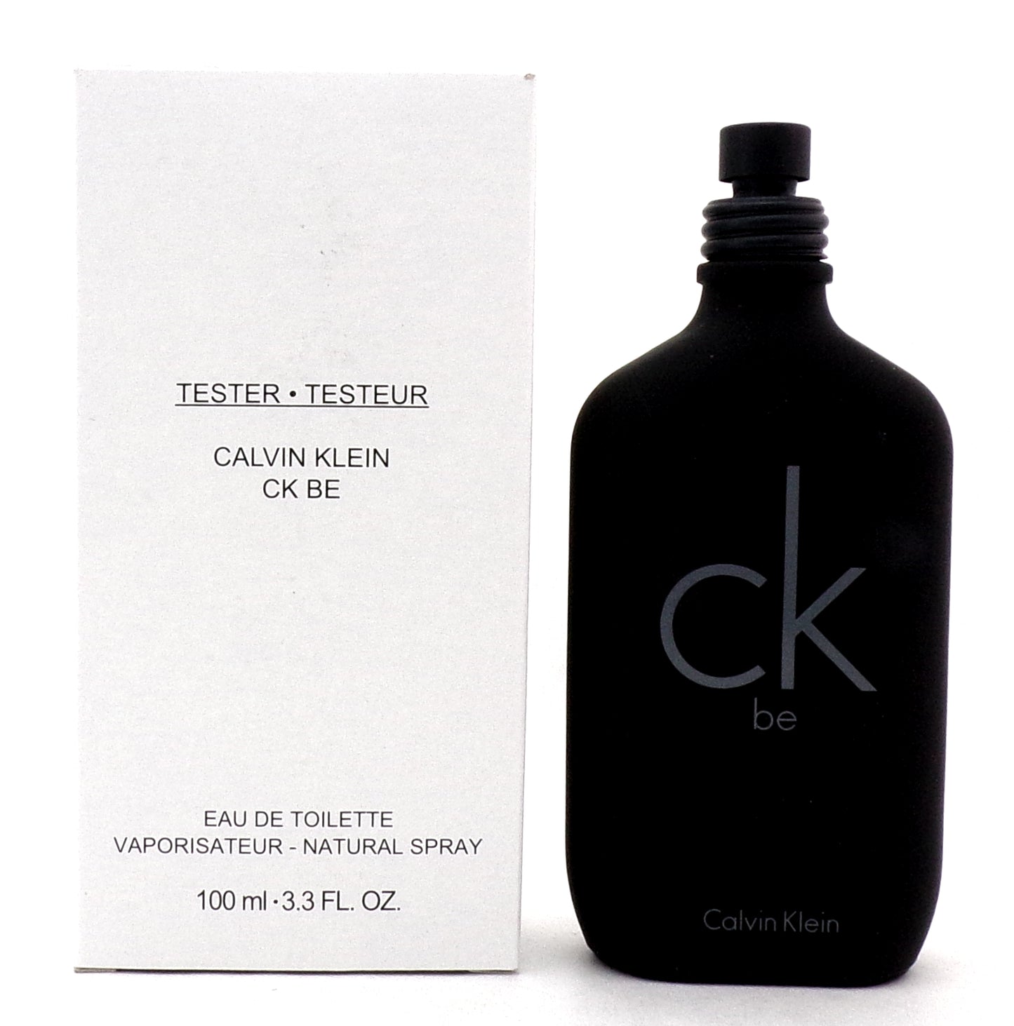 CK BE by Calvin Klein 3.3 oz./100 ml. EDT Spray Unisex. New Tester NO Cap
