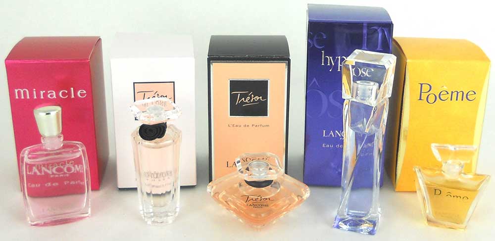 Lancome Mini Set:Miracle+Tresor in Love+Tresor+Hypnose+Poeme.NIB