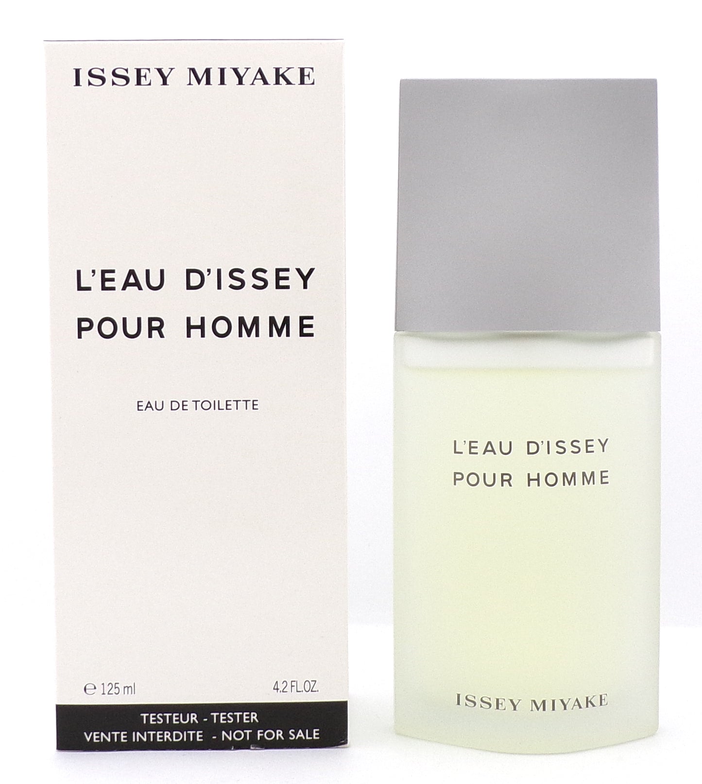 L'eau D'issey Pour Homme by Issey Miyake 4.2 oz. Eau de Toilette Spray. New Tester w/Cap for Men