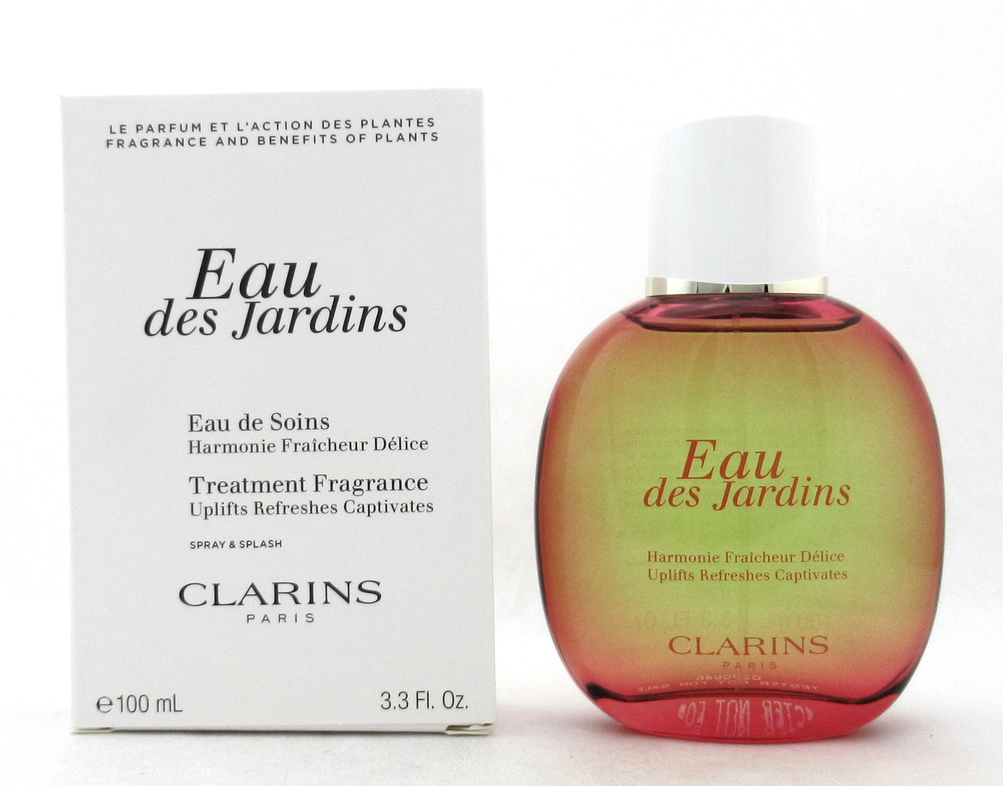 Clarins Eau des Jardins Treatment Fragrance 100 ml./ 3.4 oz. New Tester w/cap