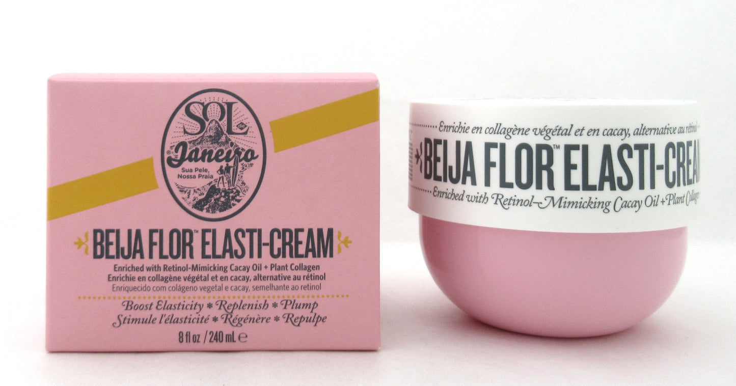 Sol De Janeiro Beija Flor Elasti Cream 8.1 oz./ 240 ml. New In Box