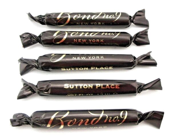 Bond No.9 Sutton Place 1.7 ml. Eau de Parfum Sample Spray Uisex Lot of 5 Vials. New