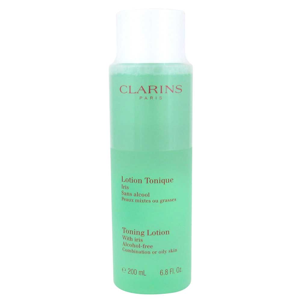 Clarins Toning Lotion w/Iris Alcohol Free Combination or Oily 6.8 oz