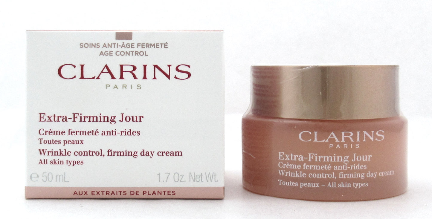 Clarins Extra Firming Jour Wrinkle Control Firming Day Cream All Skin Types 50 ml./ 1.7 oz. New