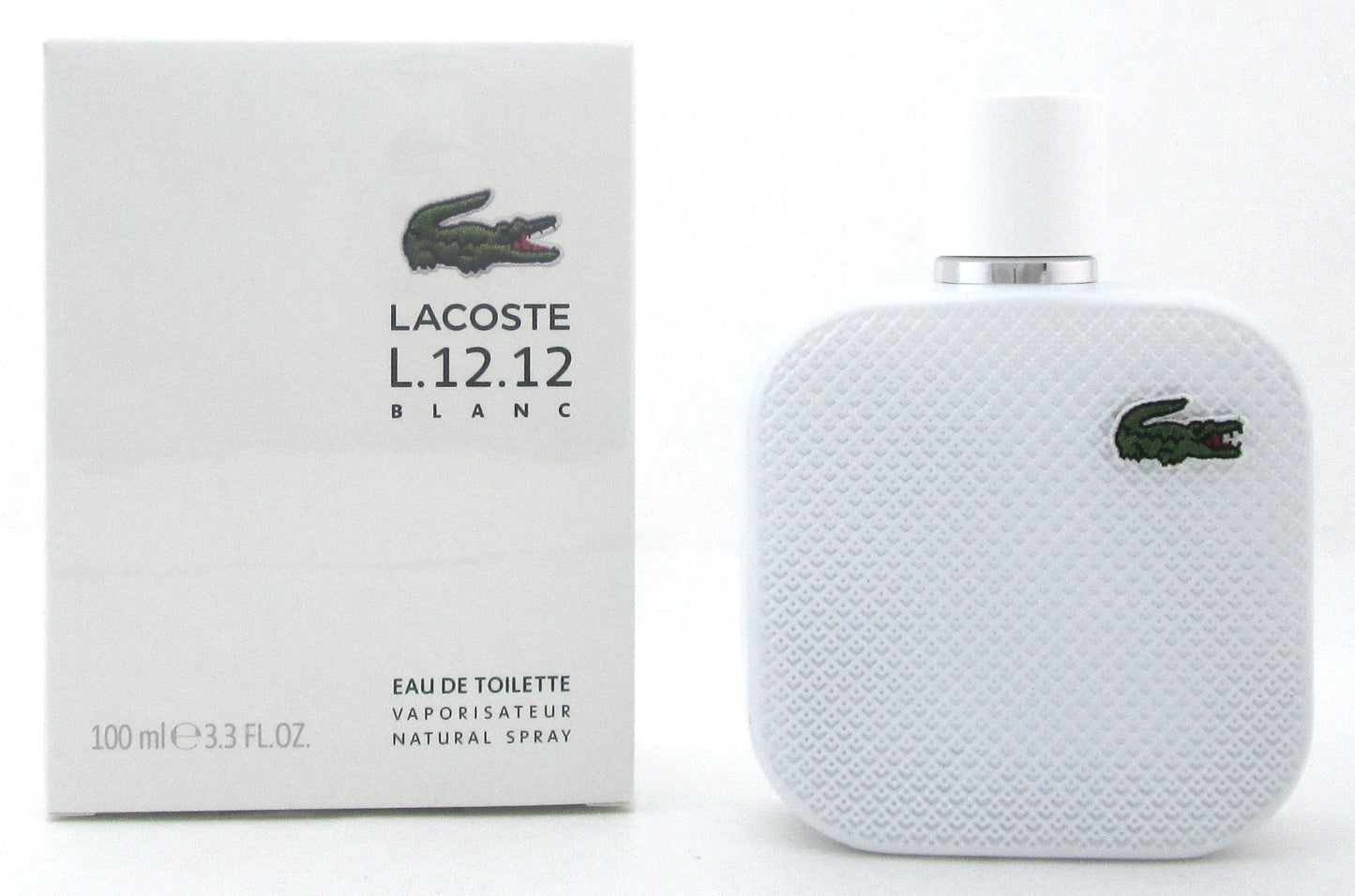 Lacoste L.12.12 Blanc by Lacoste 3.3 oz. Eau de Toilette Spray for Men. New Box