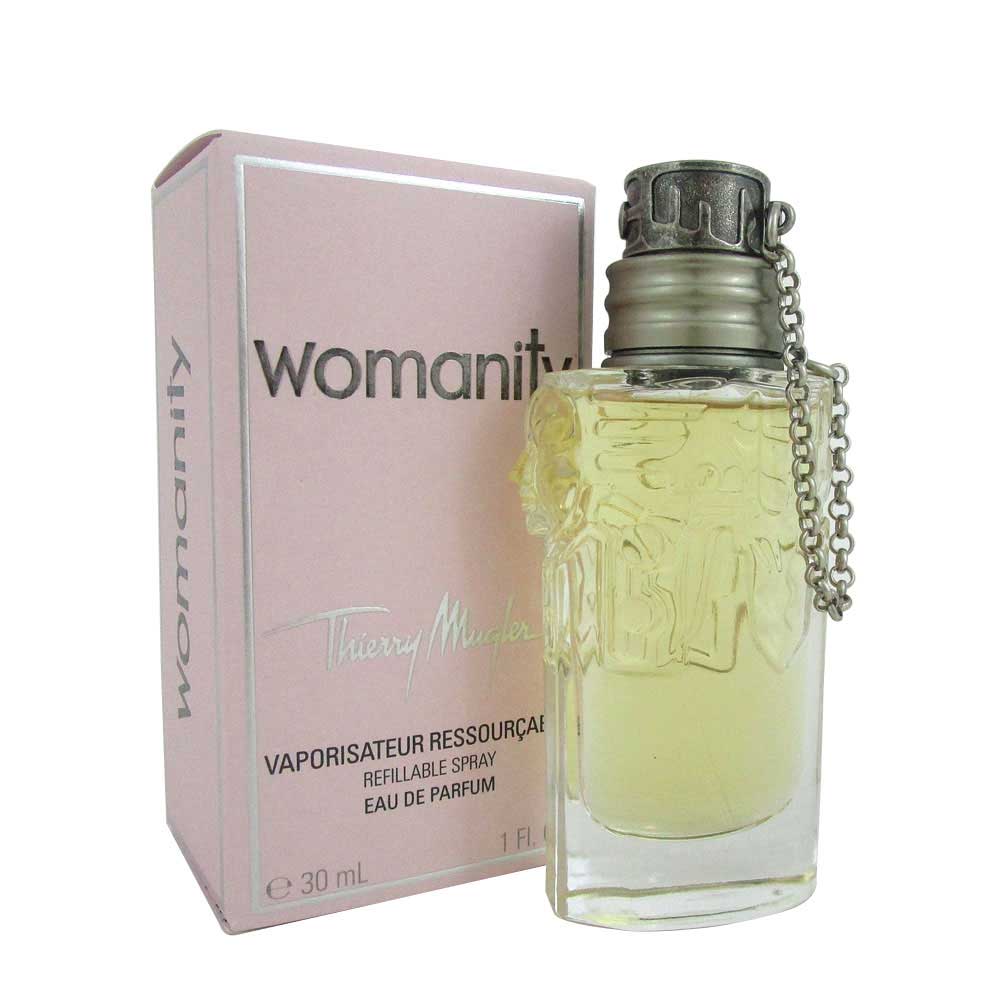 Womanity by Thierry Mugler 1.0 oz Eau de Parfum Spray Refillable NIB
