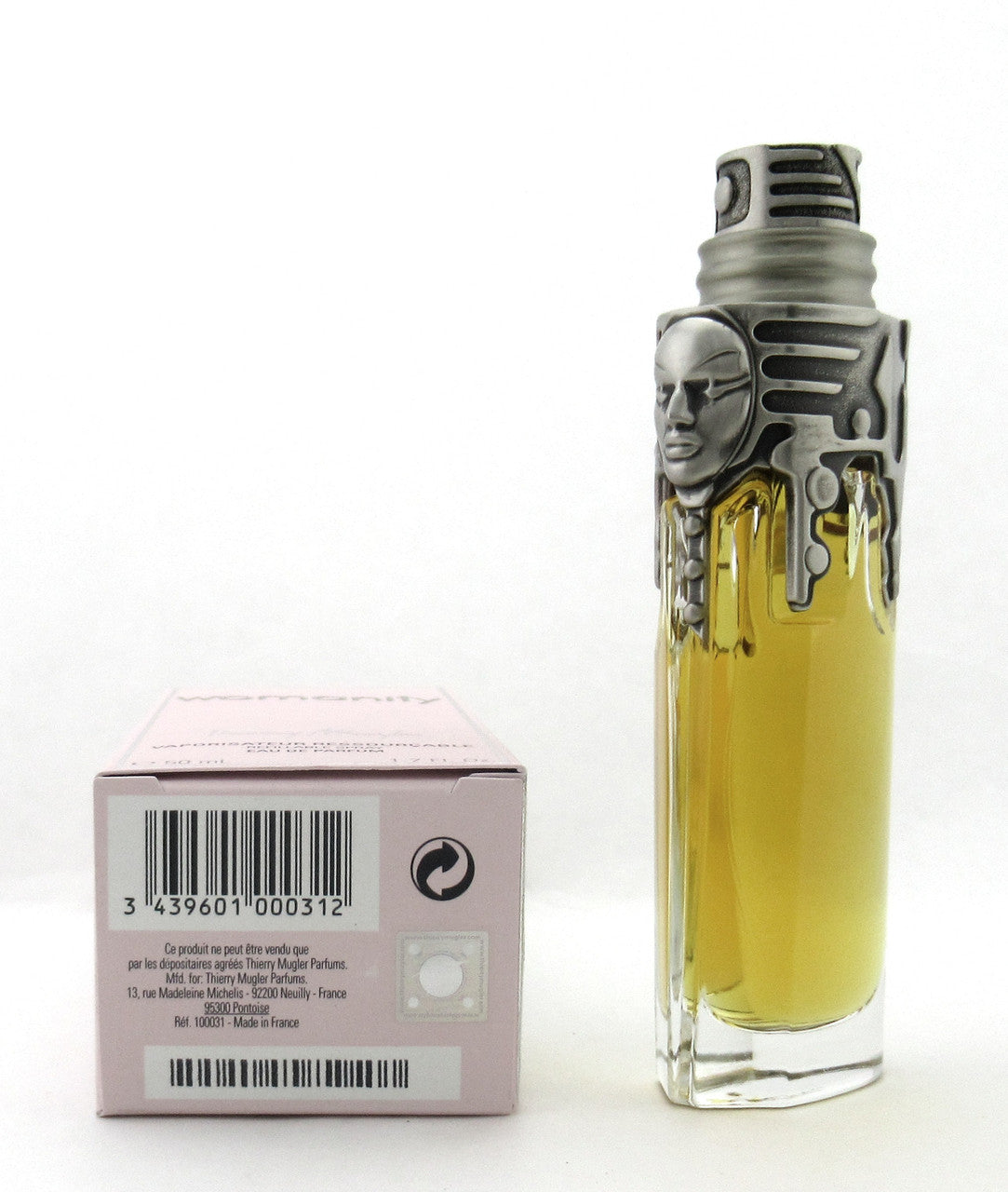 WOMANITY by Thierry Mugler EDP Spray Refillable 50 ml./ 1.7 oz. NO Celllophane Discontinued Rare