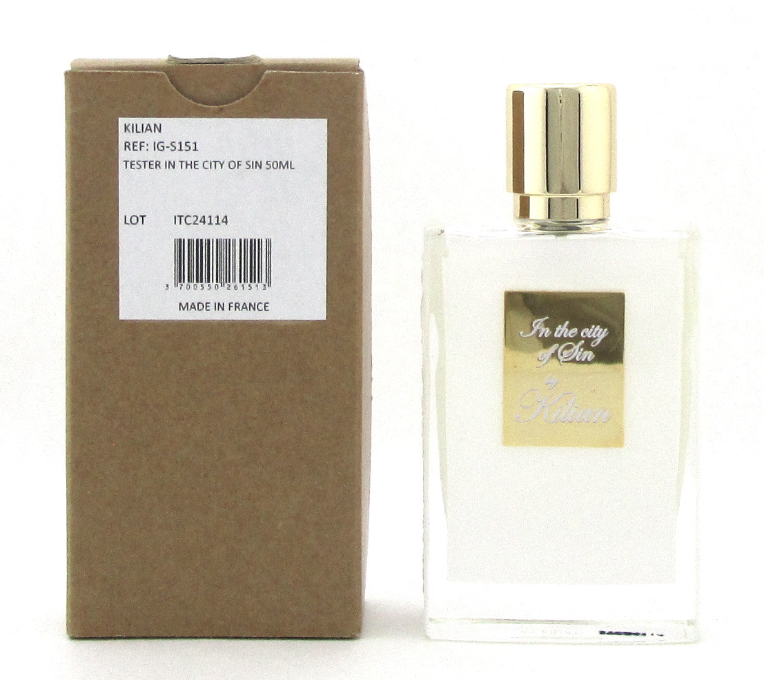 In the City of Sin by Kilian 1.7 oz. Eau de Parfum REFILLABLE Spray for Women. New Tester w/Cap