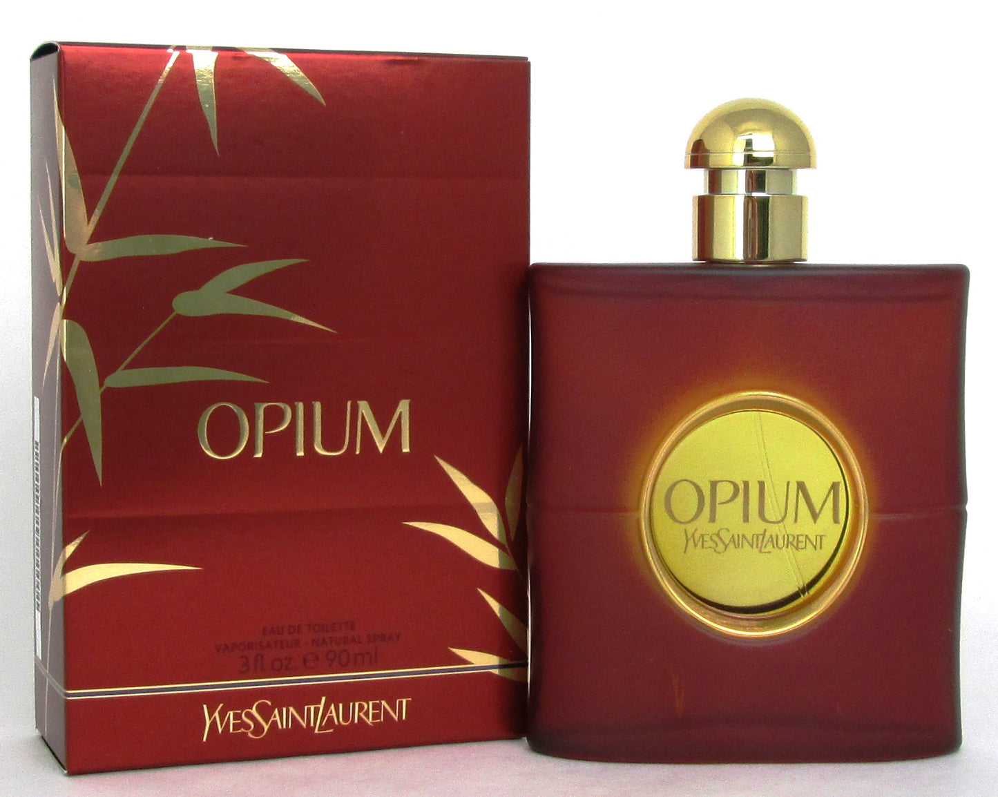 Opium by Yves Saint Laurent 3.0 oz EDT Spray Women New NO Cellophane DAMAGED Box