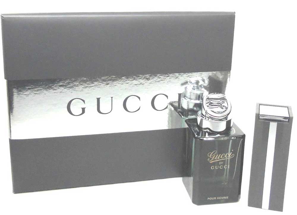 Gucci by Gucci Eau De Toilette Spray 3.0 oz+EDT 1.0 oz.Damaged Box Set
