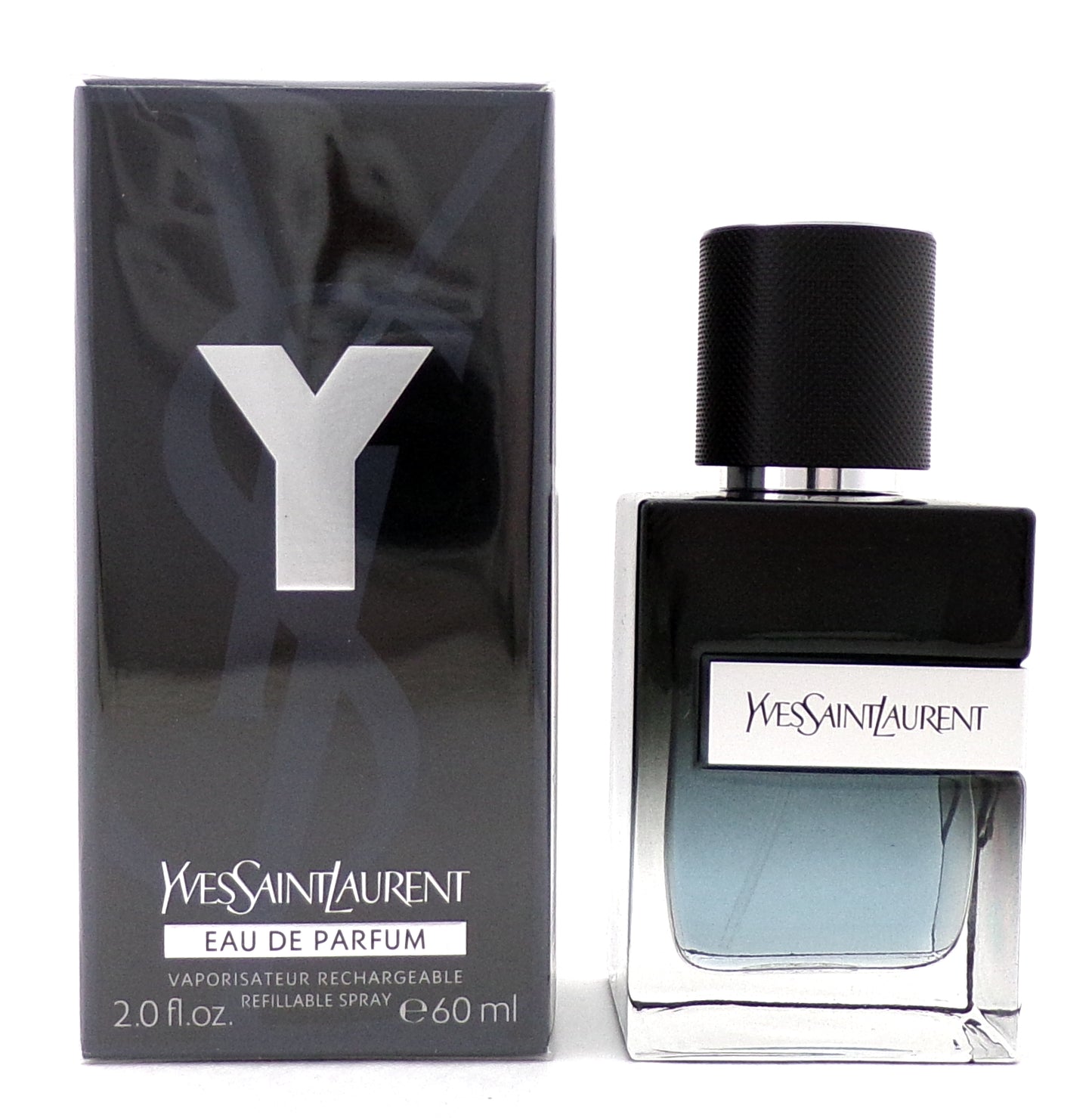 Y by Yves Saint Laurent 2.0 oz Eau de Parfum REFILLABLE Spray for Men New Sealed Box