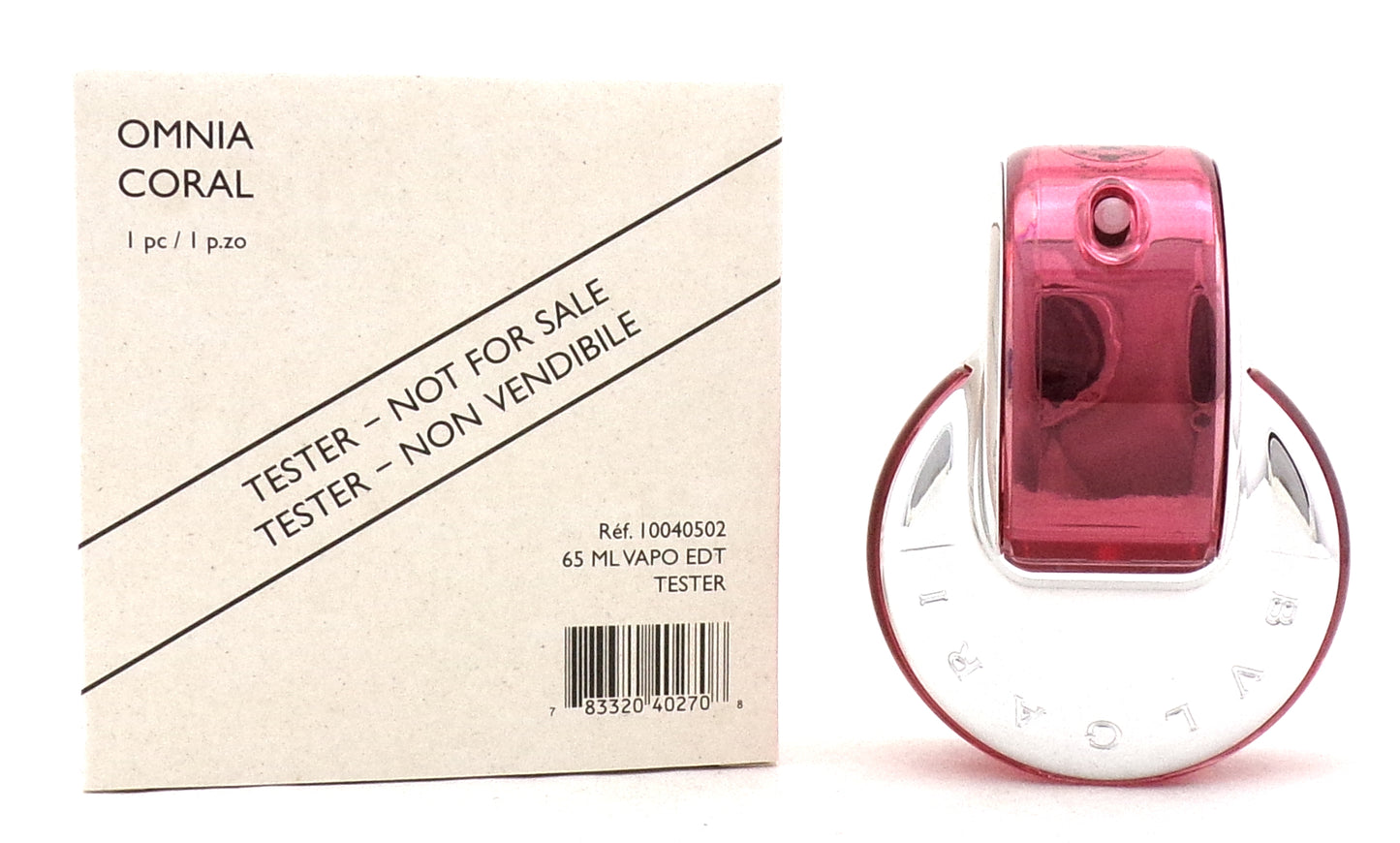 Omnia Coral by Bvlgari 65 ml./ 2.2 oz. Eau de Toilette Spray for Women. New Tester