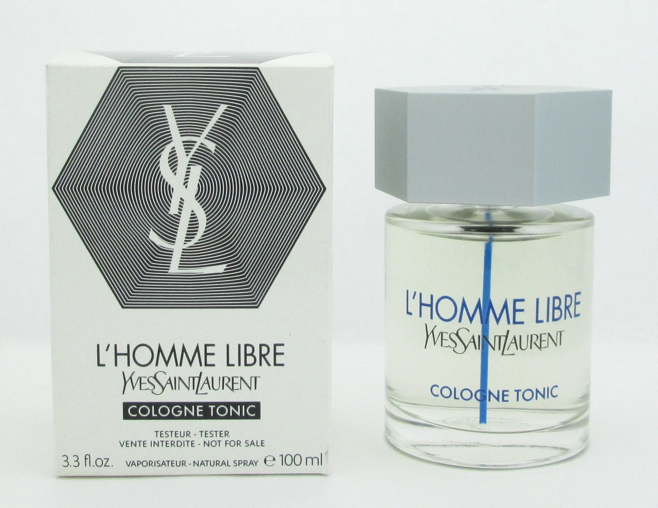 YSL L'Homme Libre Cologne Tonic EDC Spray Tester For Men 3.3 oz/ 100 ml