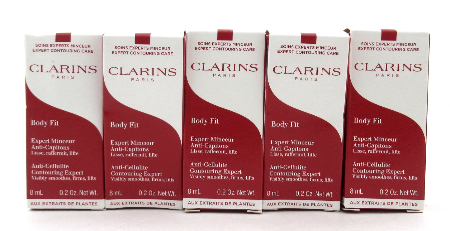 Clarins Body Fit Anti-Cellulite Contouring Expert Sample 8 ml. Each Lot of 5 New