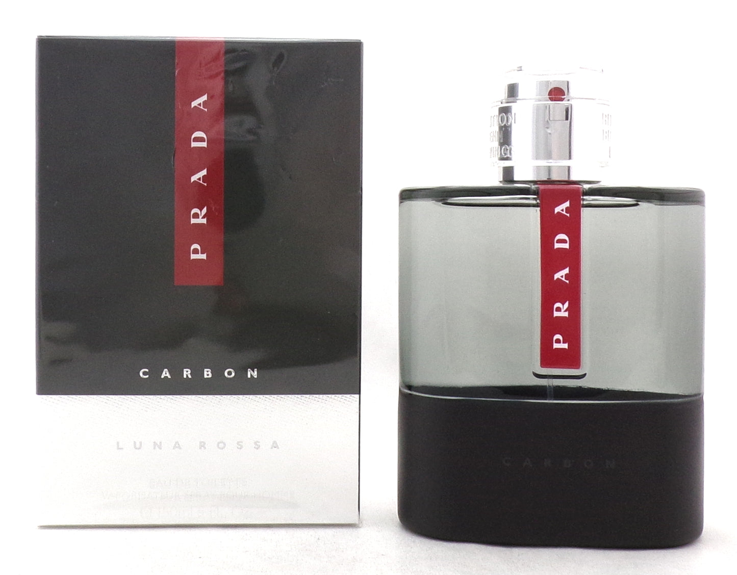 Prada Luna Rossa Carbon Cologne 5.0oz. Eau de Toilette Spray for Men. Brand new