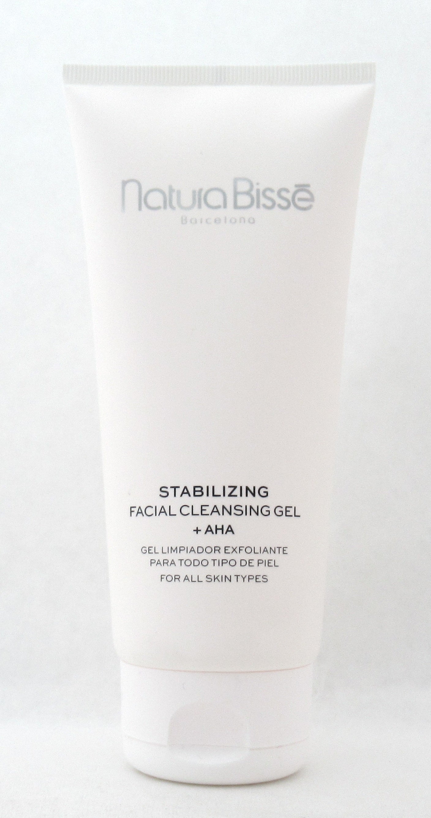 Natura Bisse Stabilinzig Facial Cleansing Gel +AHA All Skin Types 7 oz./ 200 ml. New NO BOX