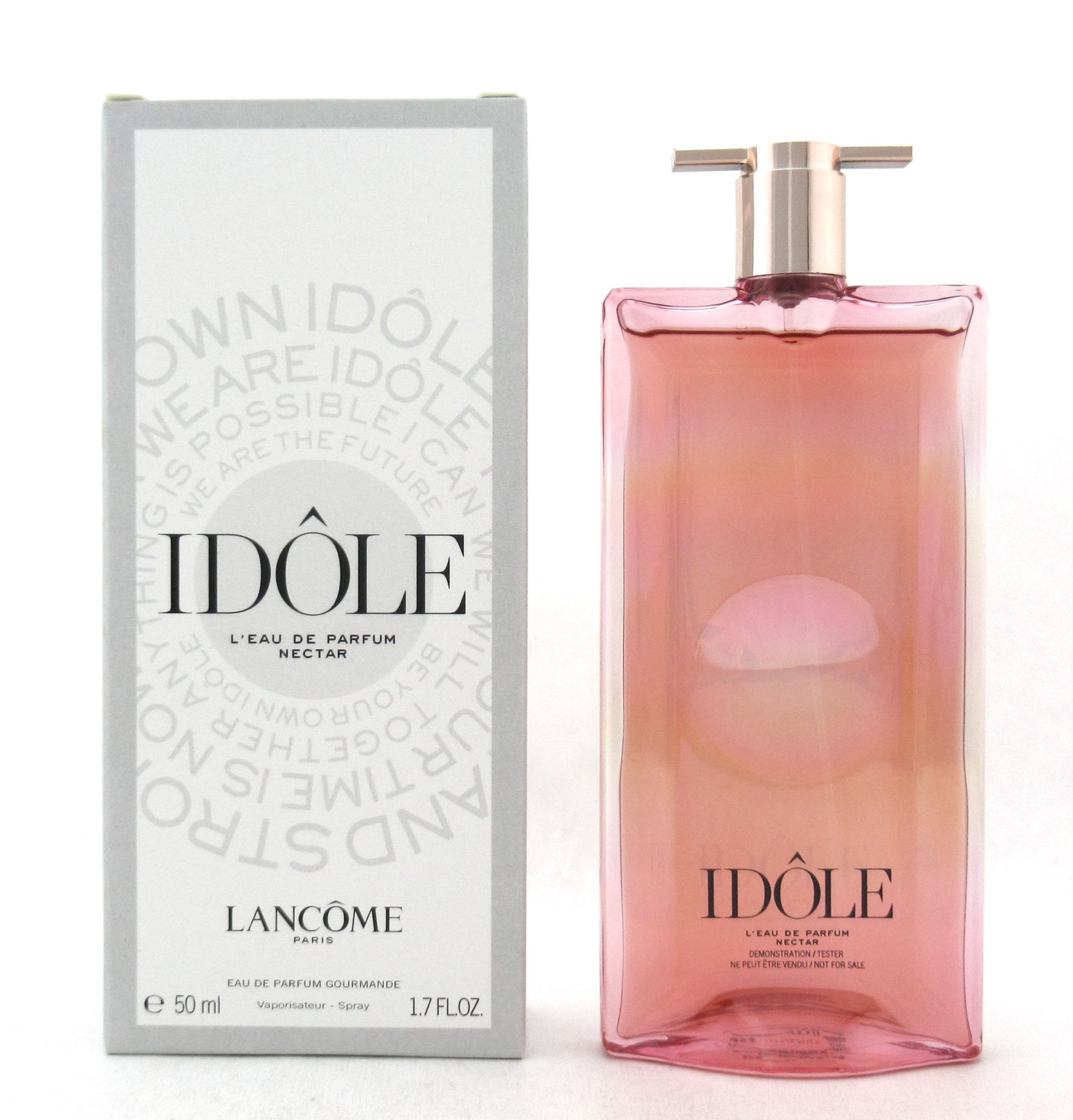 Lancome IDOLE L'Eau D Parfum NECTAR EDP Spray Gourmande 50 ml./ 1.7 oz. New Tester w/cap