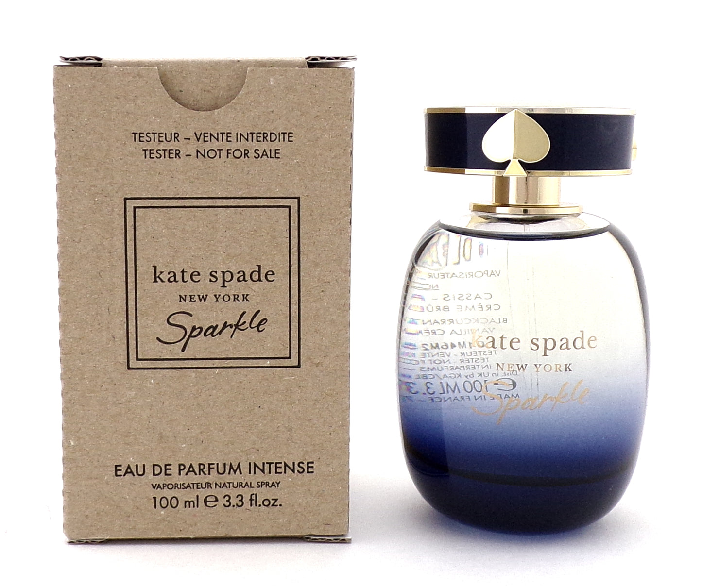 Kate Spade New York Sparkle 3.3 oz. Eau De Parfum INTENSE Spray for Women New Tester w/Cap