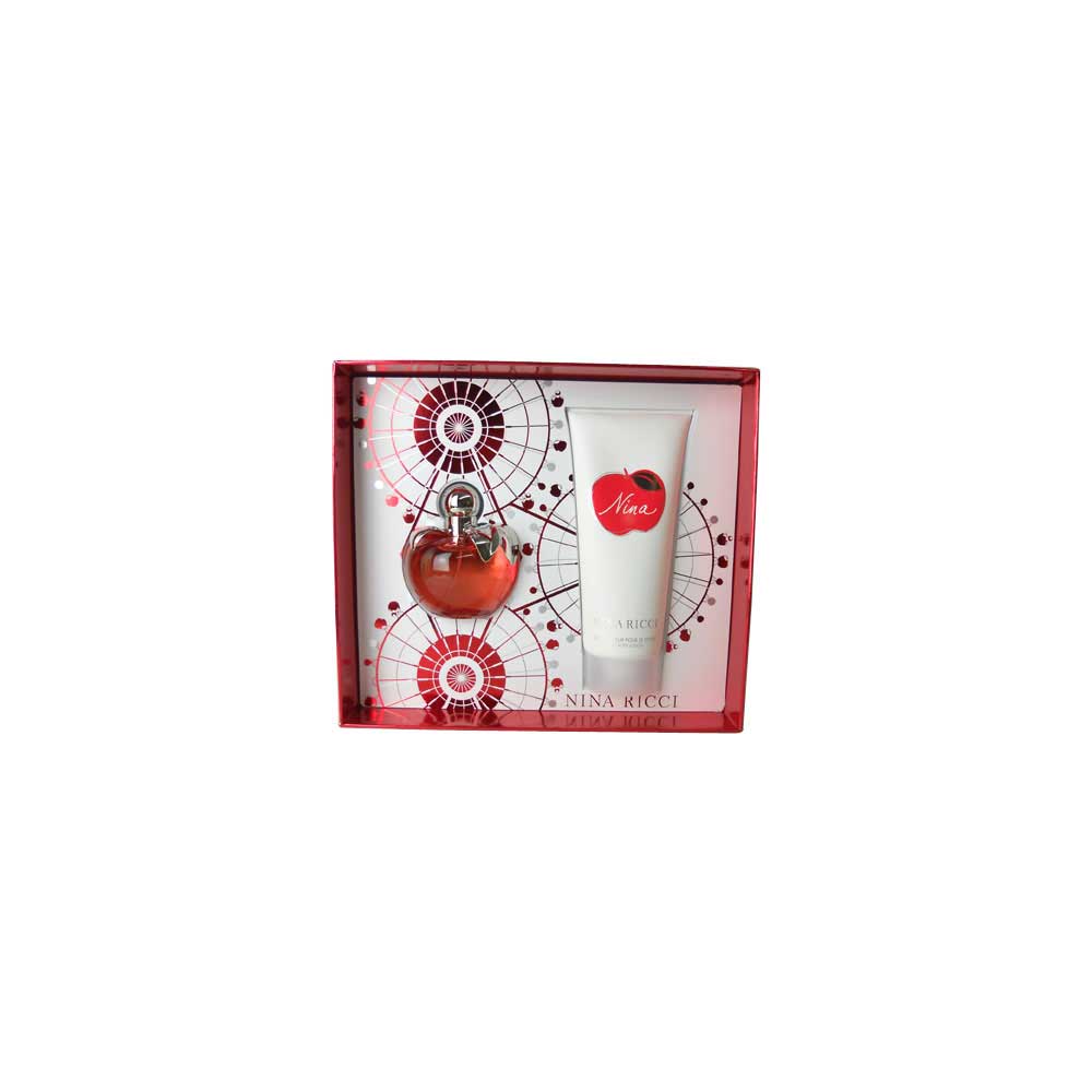 Nina by Nina Ricci 2Pc Gift Set For Women:2.7oz EDT+ 6.8oz Body Lotion