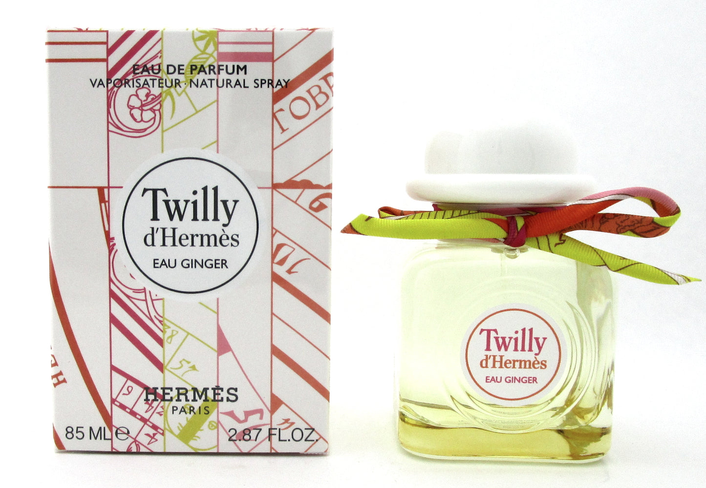 Twilly d'Hermes EAU GINGER by Hermes 2.87 oz EDP Spray for Women.New DAMAGED Box