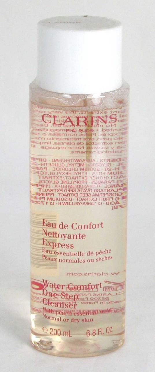 Clarins Water Comfort One Step Cleanser W Peach Essential Water 6.8 oz
