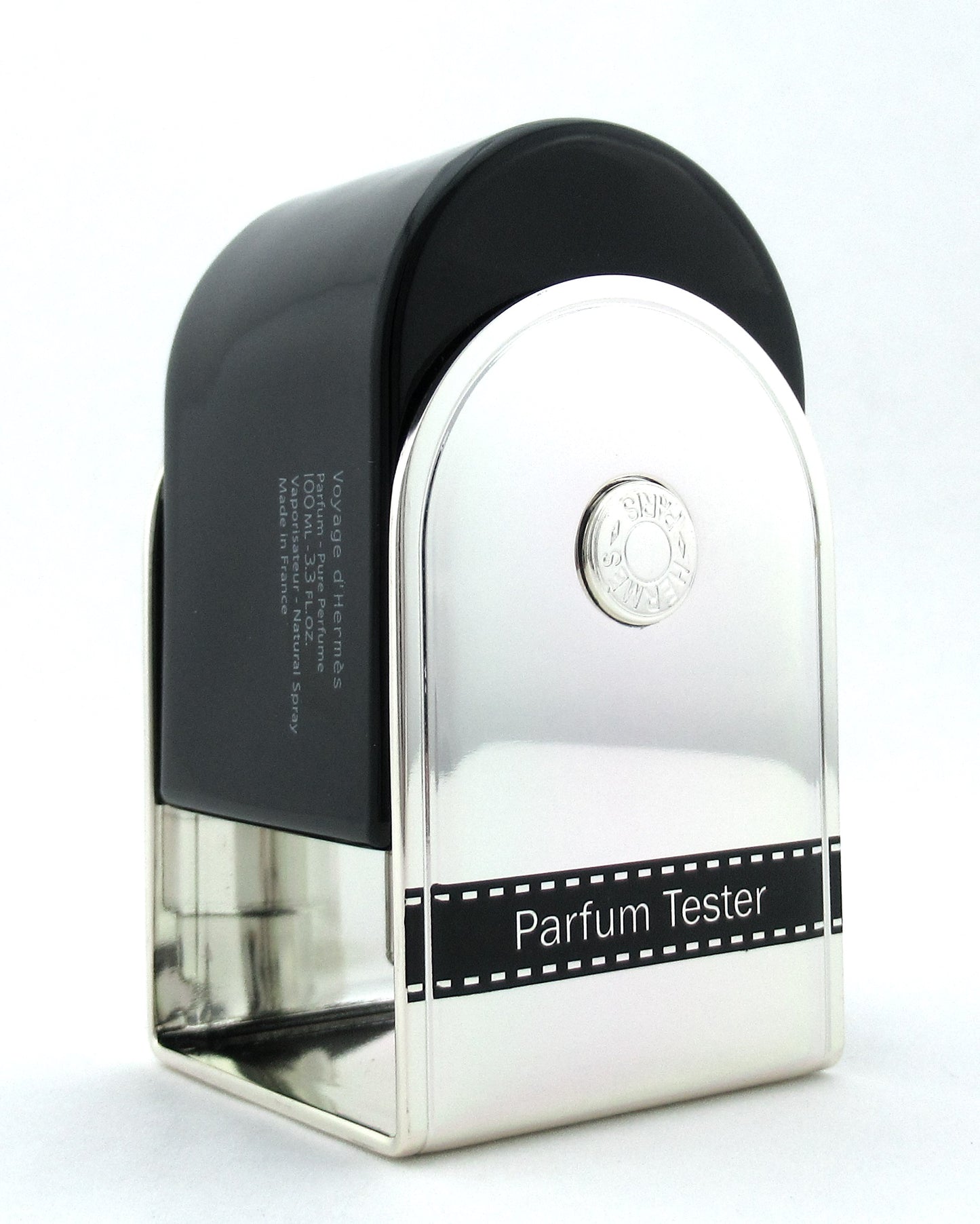 Voyage d'Hermes by Hermes Parfum Refillable Spray 3.3 oz. / 100 ml. Tester LOWFILL Bottle No Box