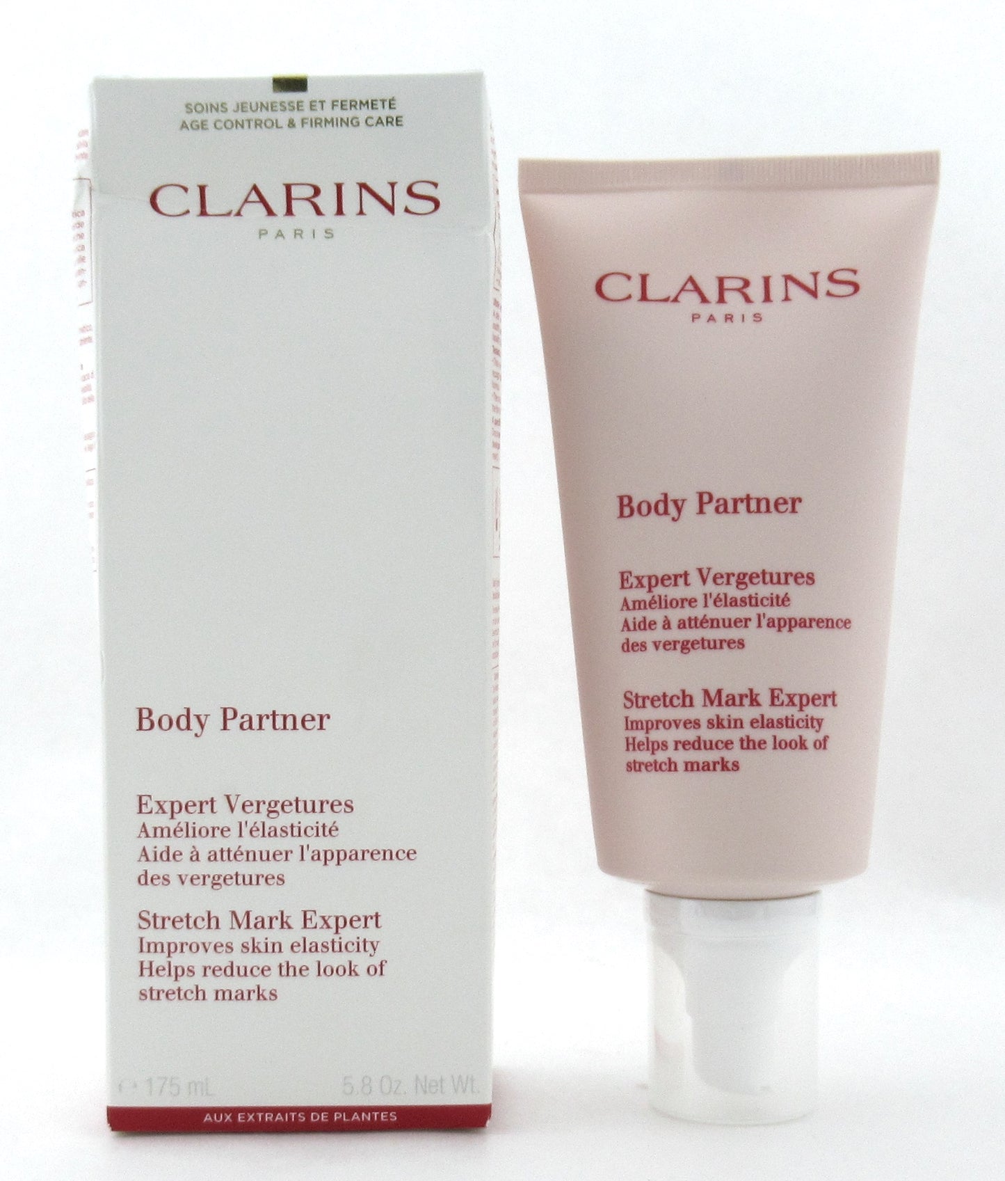 Clarins Body Partner Stretch Mark Expert Cream 175 ml./ 5.8 oz. New Damaged Box