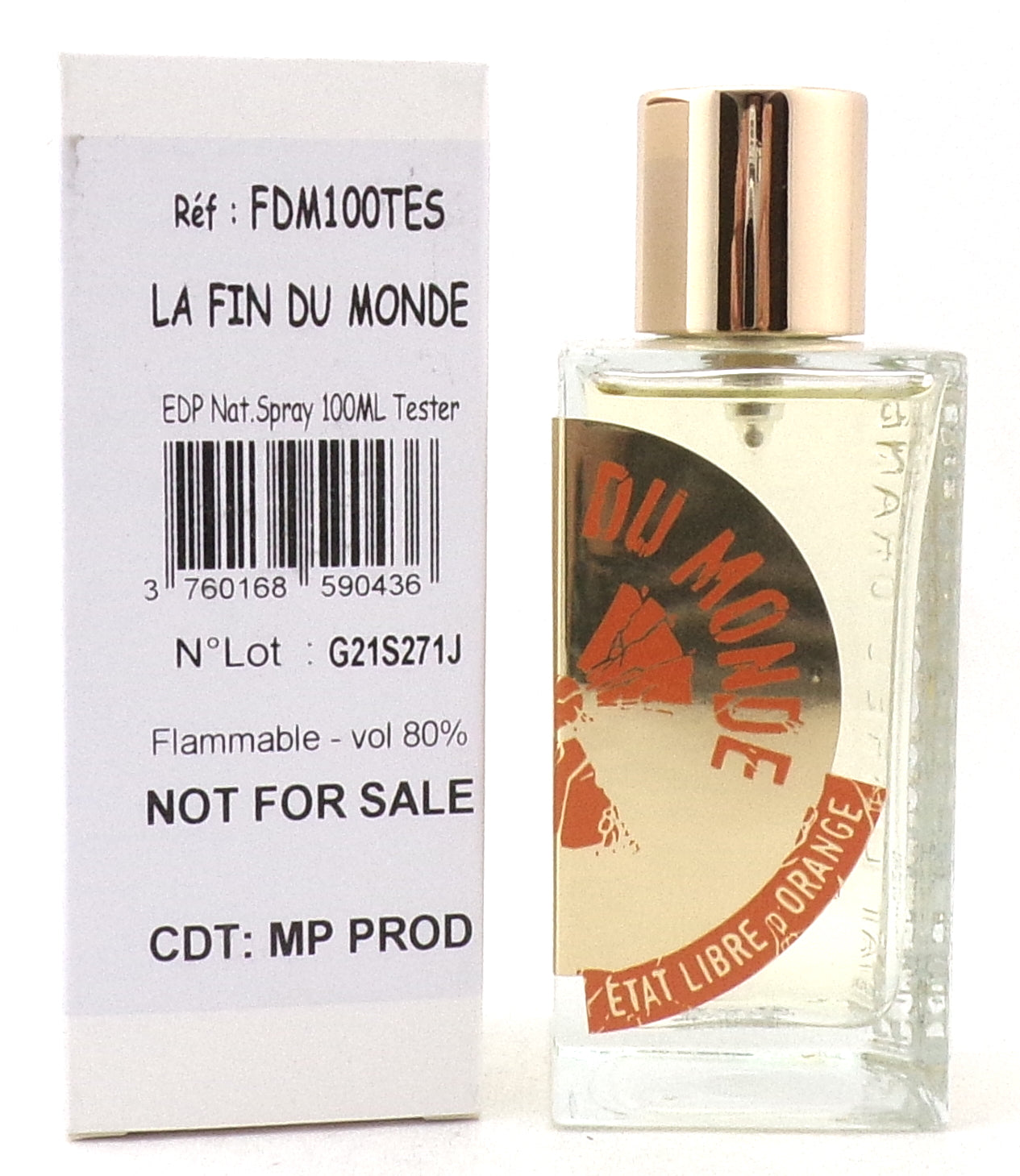 Etat Libre d'Orange La Fin Du Monde 3.4 oz. Eau de Parfum Spray Unisex. New Tester w/Cap