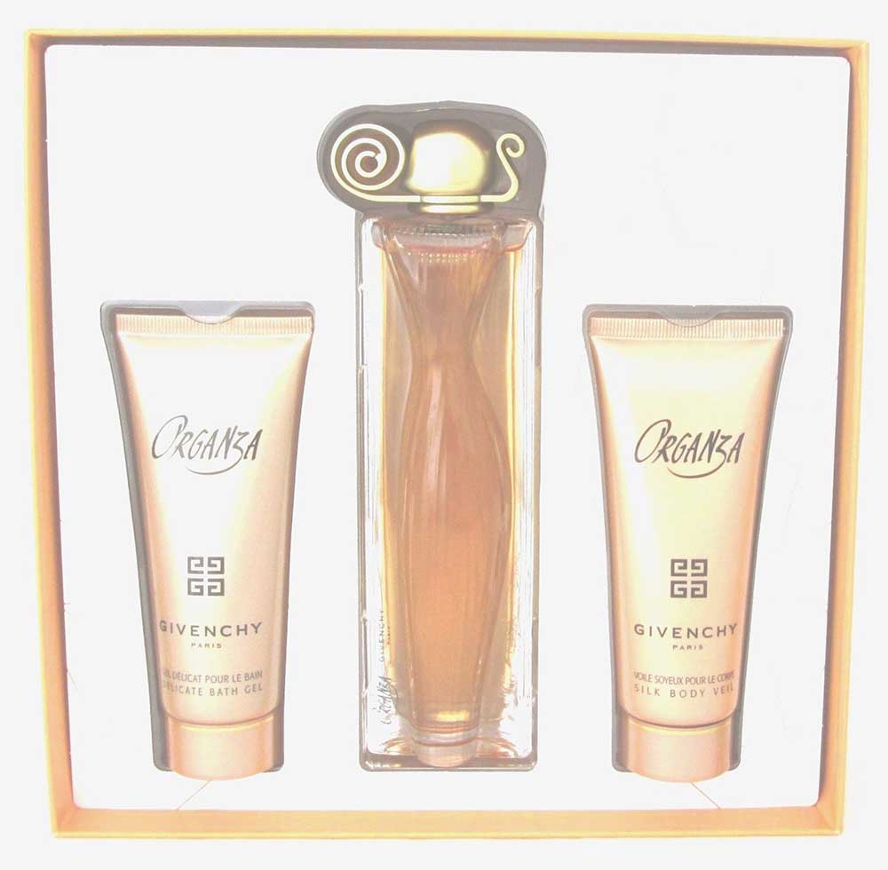 Organza by Givenchy 3.3oz.EDP+ 2.5oz.B/L+ 2.5oz.Sh/G.Set. New in Box