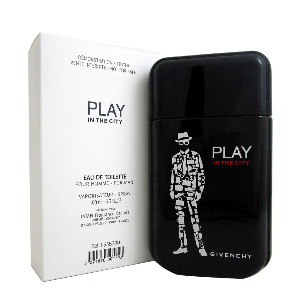 Play In The City Givenchy 3.3 oz EDT Spray for Men. Brand new *Tester