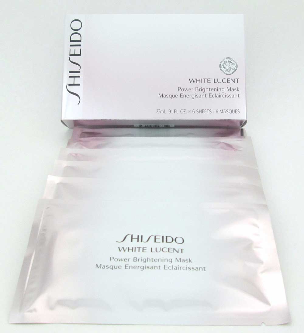 Shiseido White Lucent Power Brightening Mask Set of 6 Brand New In Box