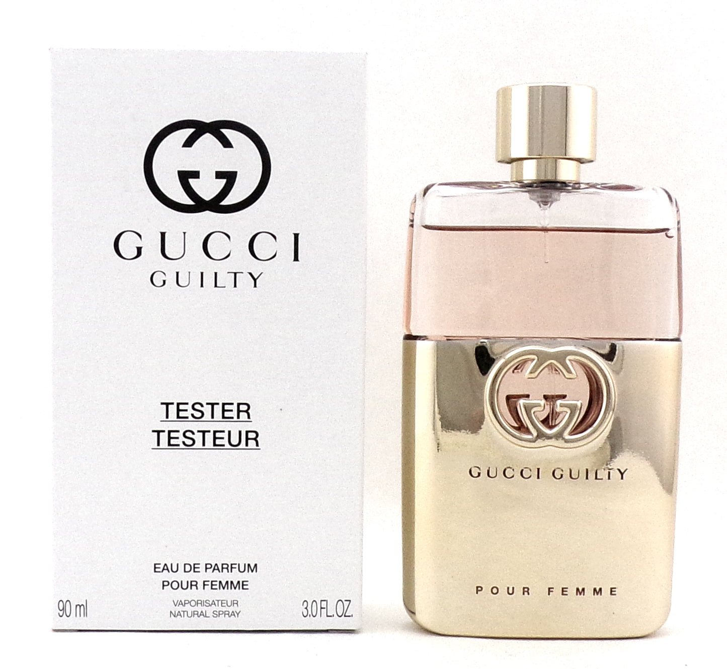 Gucci Guilty 3.0 oz./ 90 ml. Eau de Parfum Pour Femme Spray. New Tester with Cap
