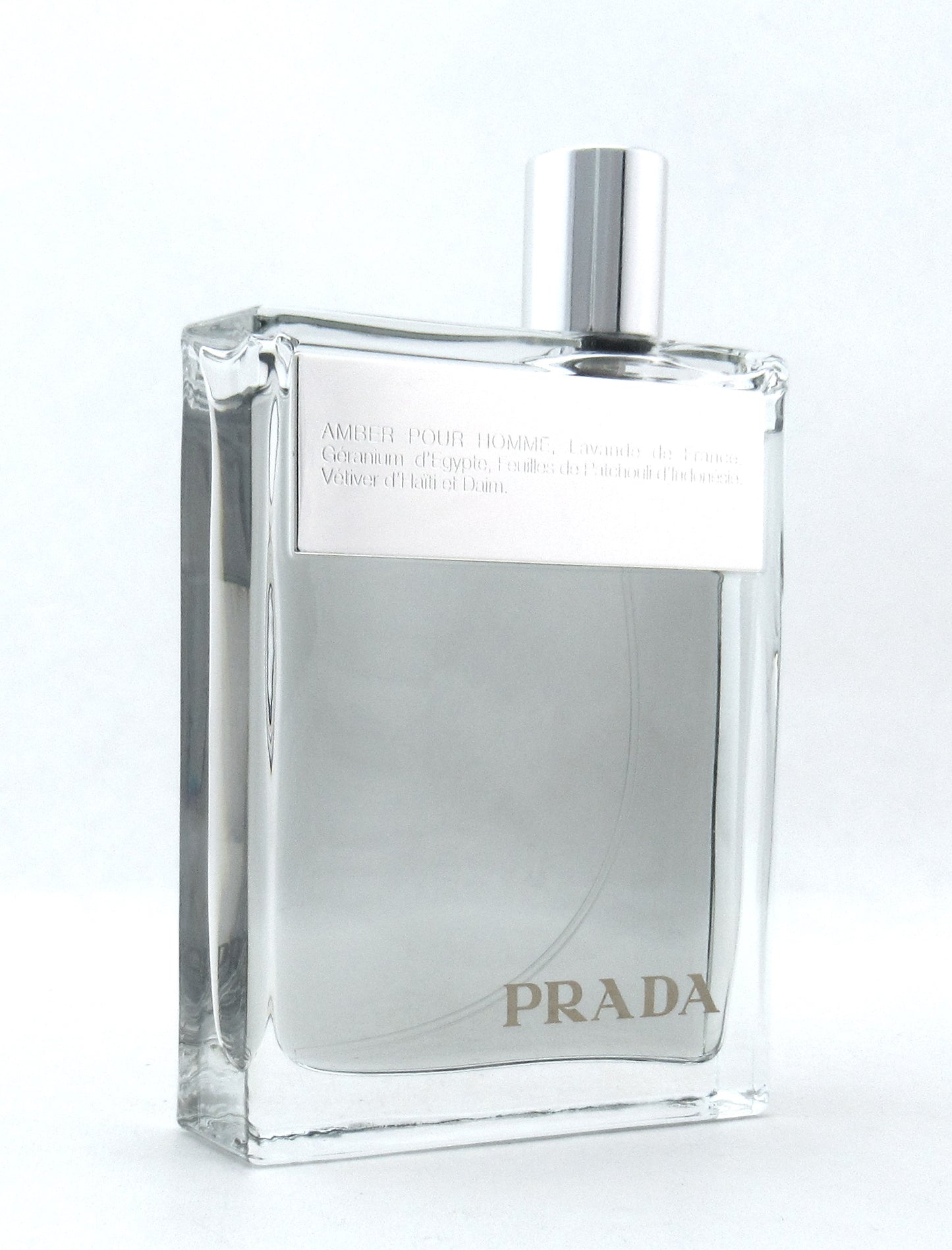 Prada Amber Pour Homme by Prada Eau de Toilette Spray 100 ml./ 3.3 oz. NO BOX Lower Fragrance Level