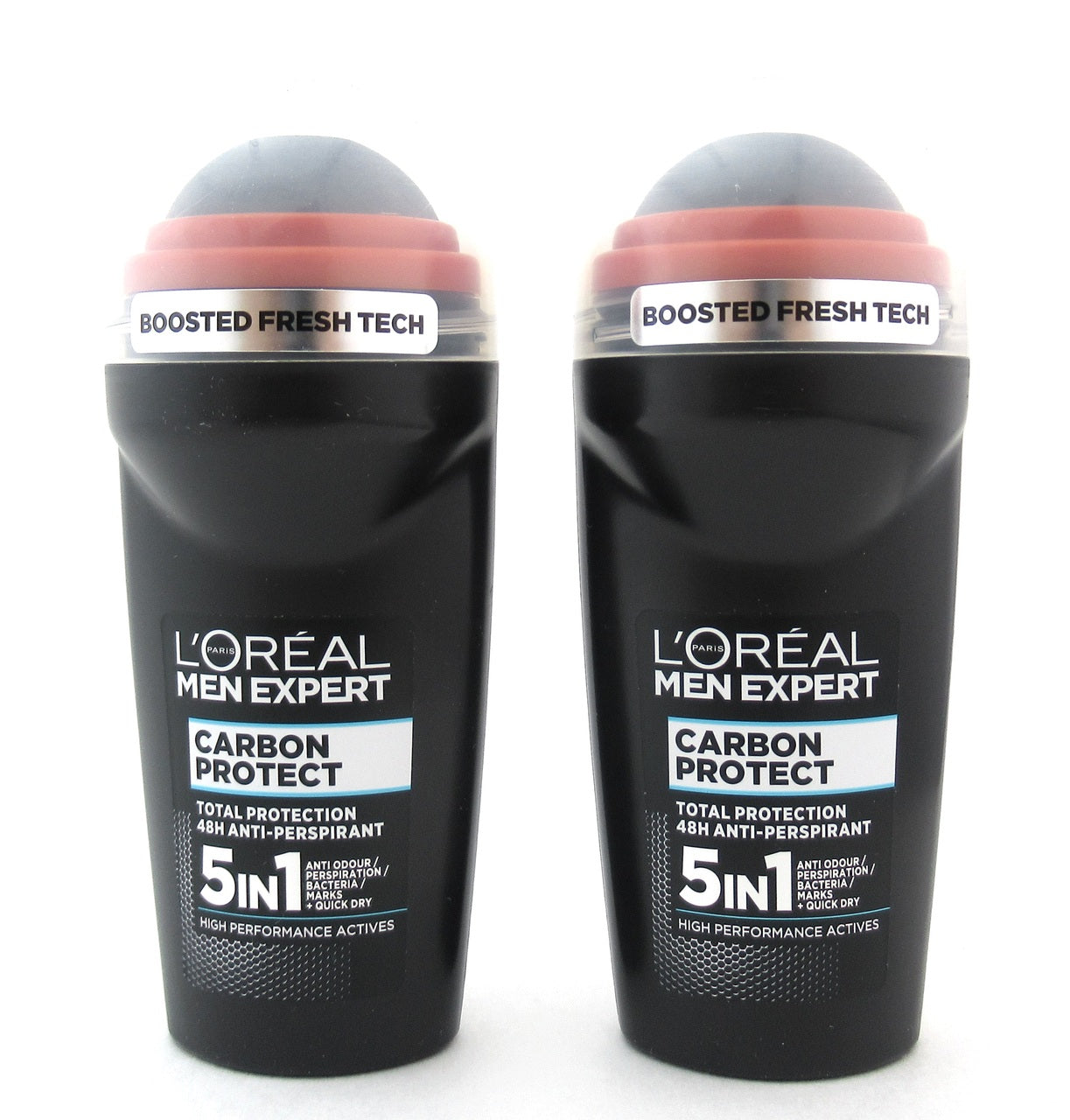 L'Oreal Men Expert Carbon Protect 48H Anti-Perspirant Roll On 50 ml. (Lot of 2)