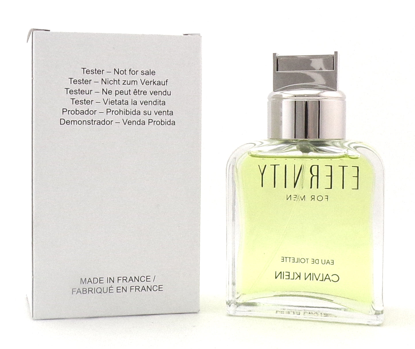 Eternity Cologne by Calvin Klein 3.3 oz Eau de Toilette Spray for Men. New Tester