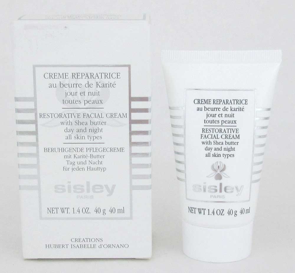 Sisley Restorative Facial Cream W/Shea Butter Day/Night 1.4 oz Damaged