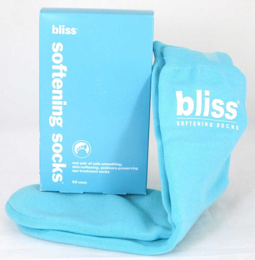 Bliss Softening Socks, 1 pair of sole-smoothing/skin soft. 50 uses NIB