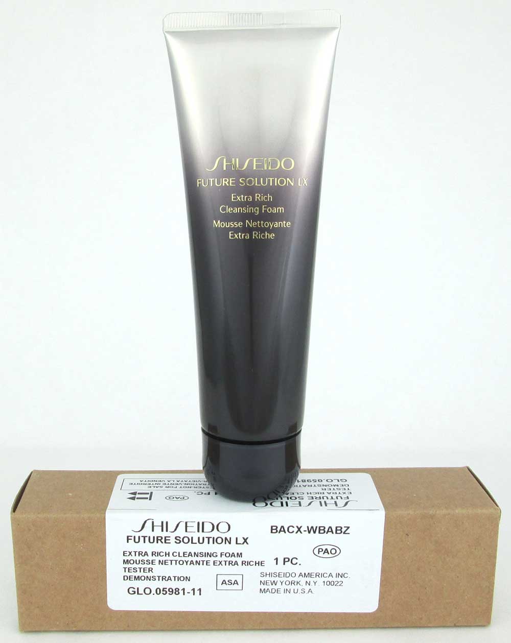 Shiseido Future Solution LX Extra Rich Cleansing Foam 4.7 oz*Tester