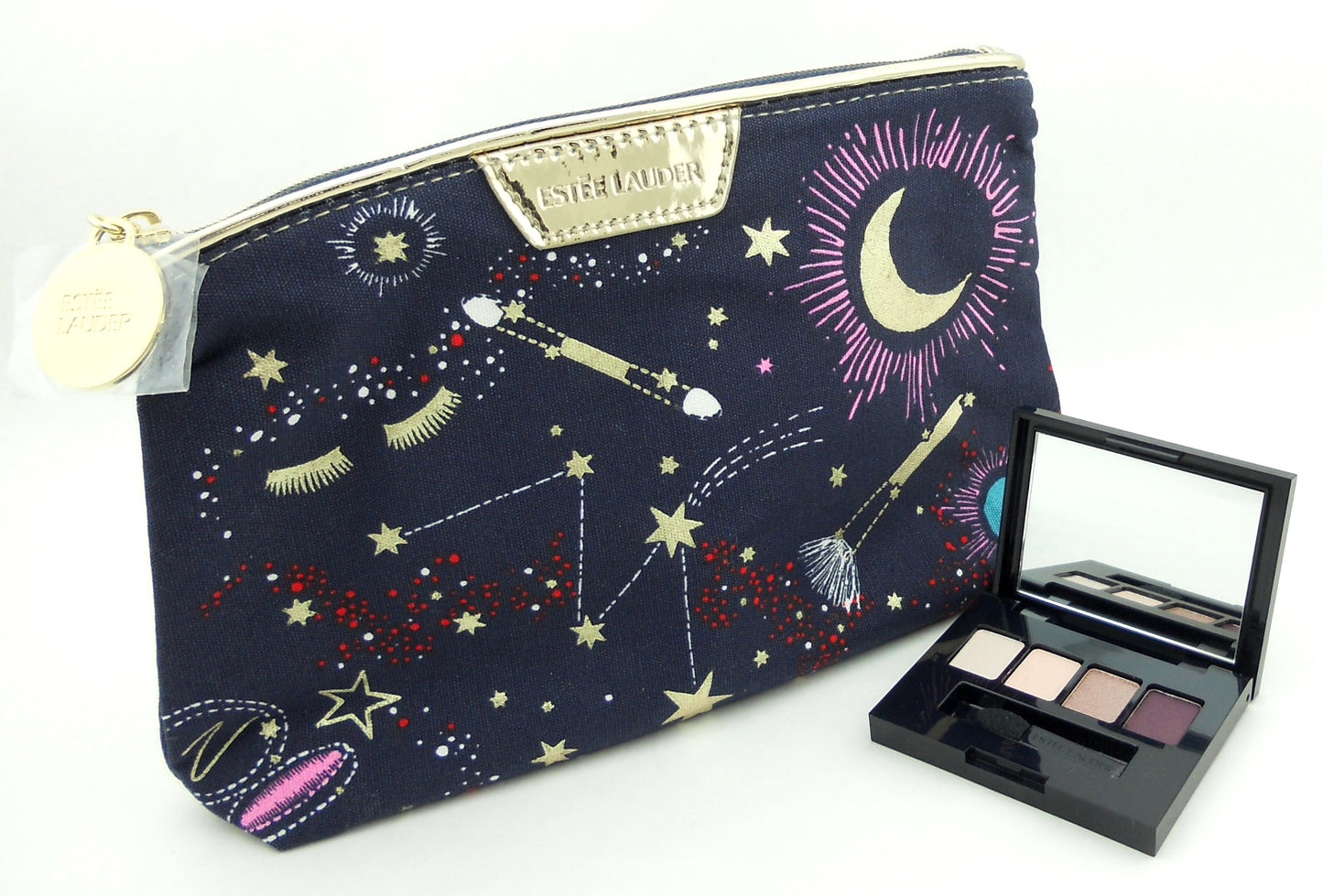 Estee Lauder Pure Color Envy Sculpting Eye Shadow Palette with Cosmetic Bag. New