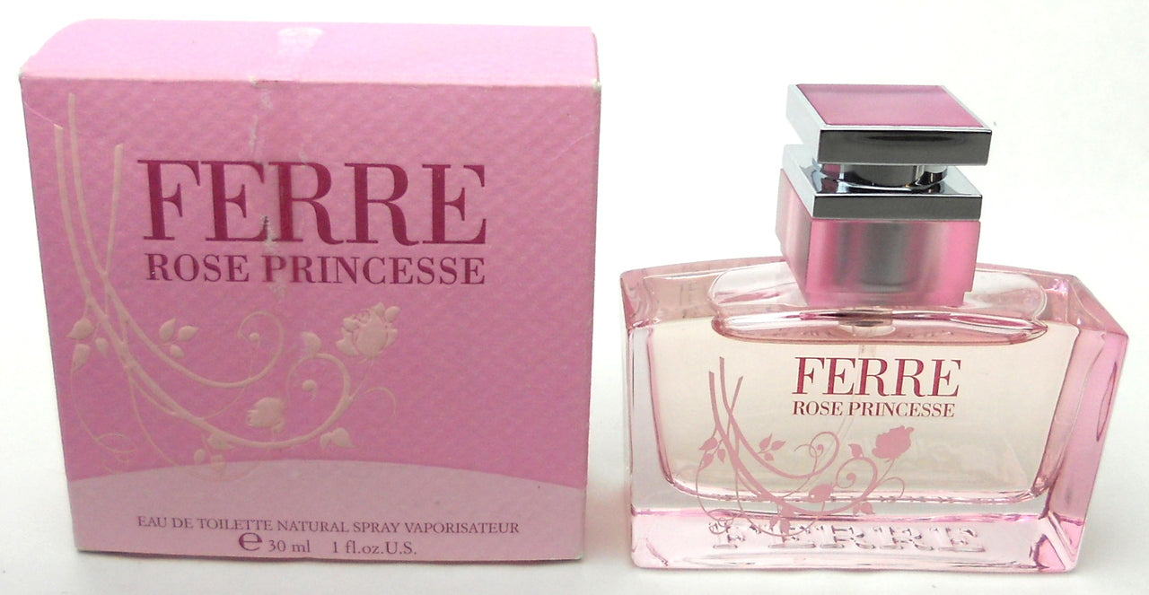 Ferre Rose Princess by Gianfranco Ferre EDT Spray 1 oz./ 30 ml. for Women. Box slightly damaged.
