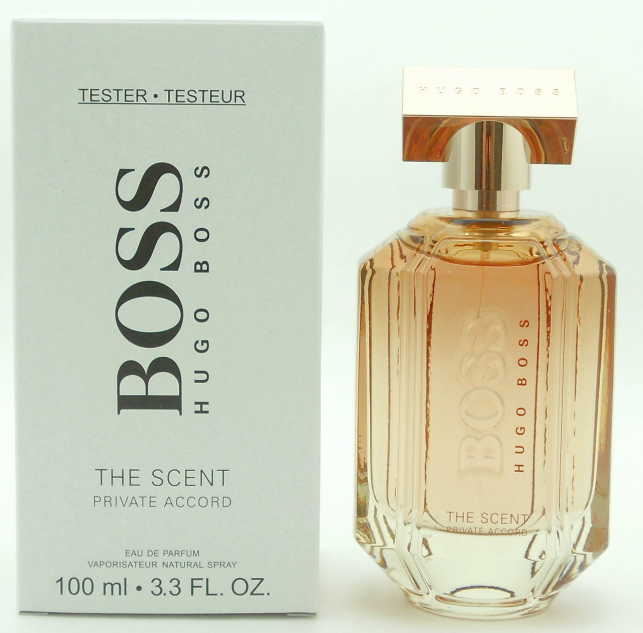 The Scent Private Accord Perfume by Hugo Boss 3.3 oz EDP Spray Tester for Women.
