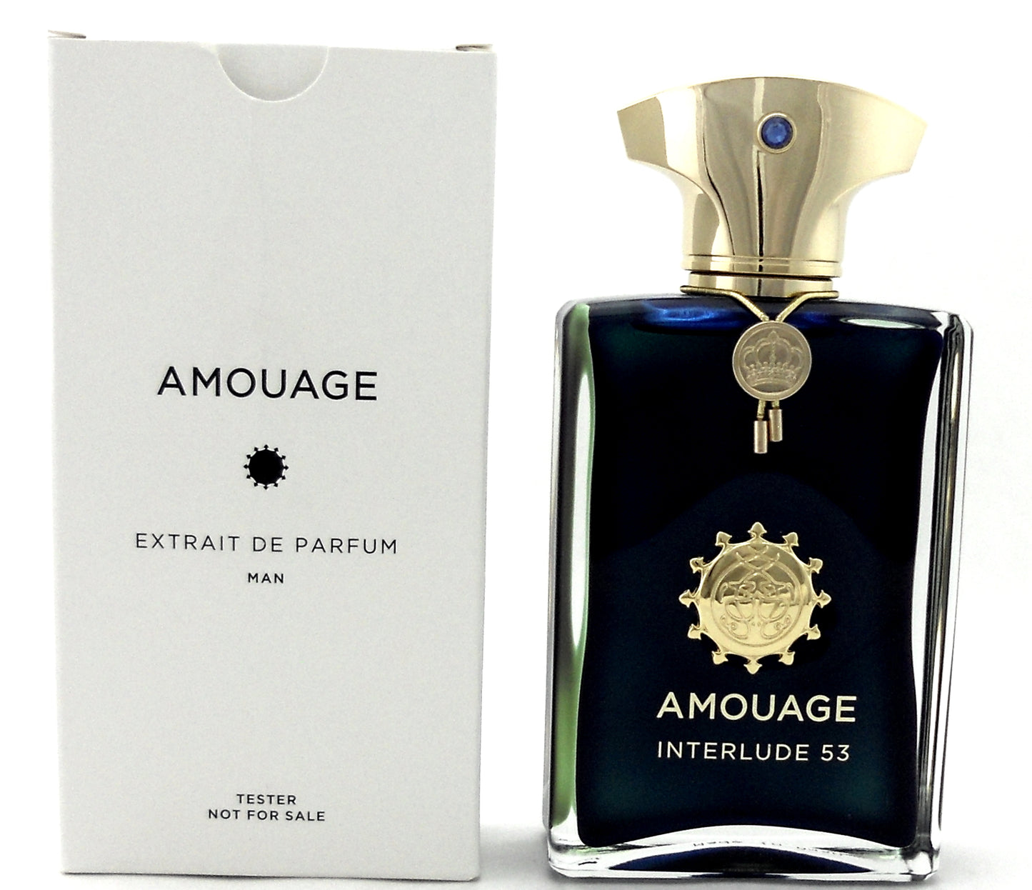 Amouage INTERLUDE 53 Man 3.4 oz. Extrait de Parfum Spray New TESTER with Cap